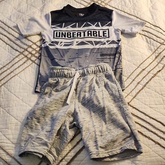 Athletics & 365Kids Other - Athletic Unbeatable Graphic Tee and 365kids Shorts Matching Set